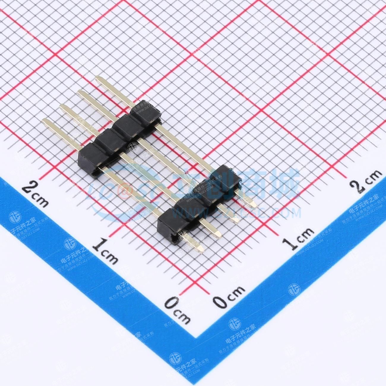1x4P 间距:2.54mm 方针 直插