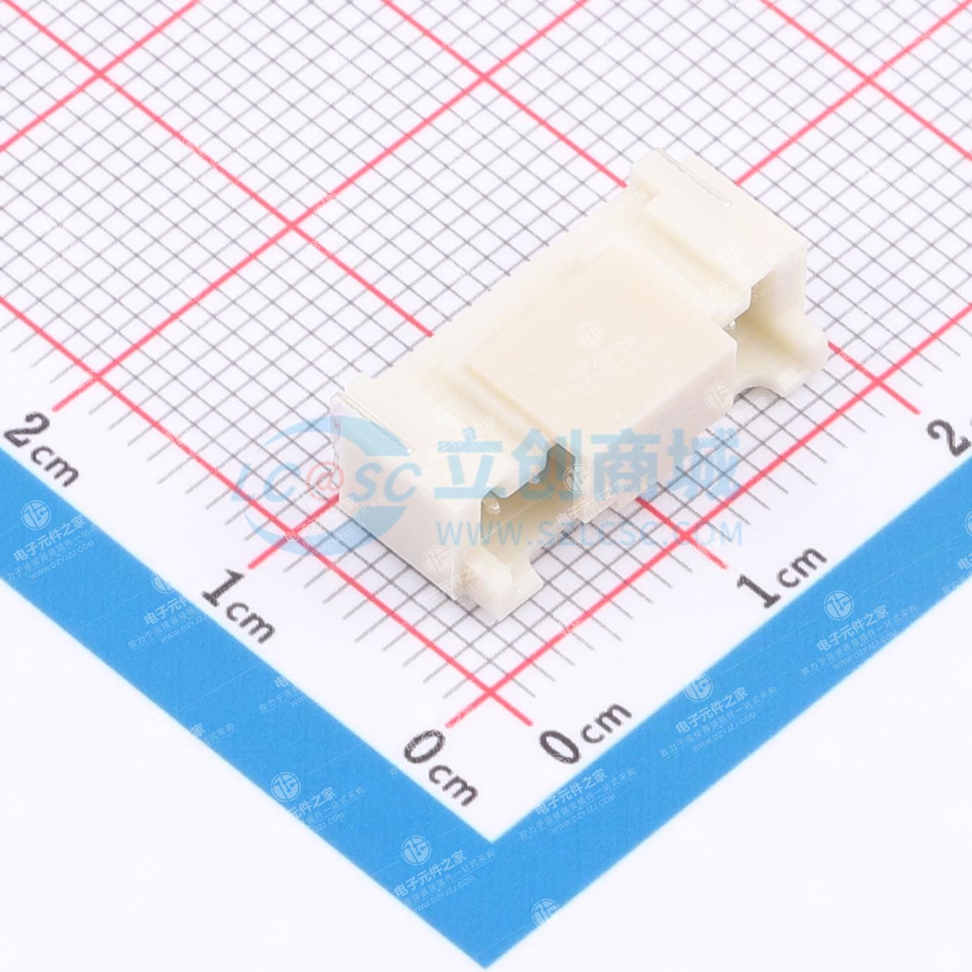 1x7P 2mm 卧贴