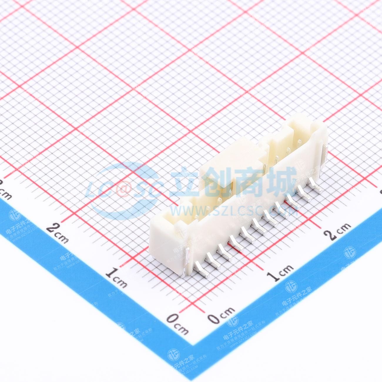 1x11P 2mm 卧贴