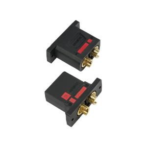 QS(求尚)连接器 QS10P-U 公头 2P公母对锁插头 机翼电摩滑板车大功率可互锁插头 210A镀金