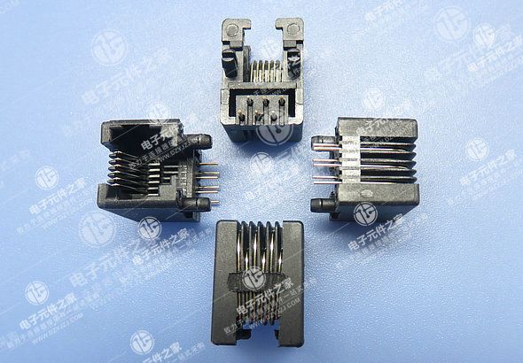 RJ11 90°DIP 6P6C 长18
