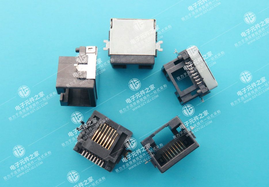 RJ45 沉板板上5.5