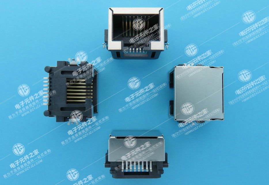 RJ45沉板板上8.6（带屏蔽壳）