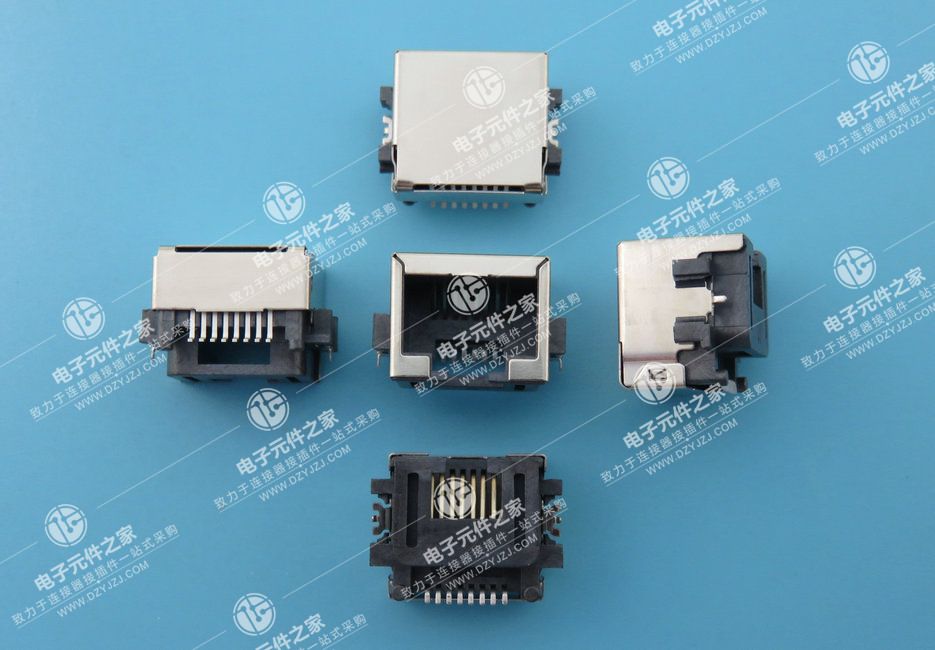 RJ45沉板板上8.6（带屏蔽壳）