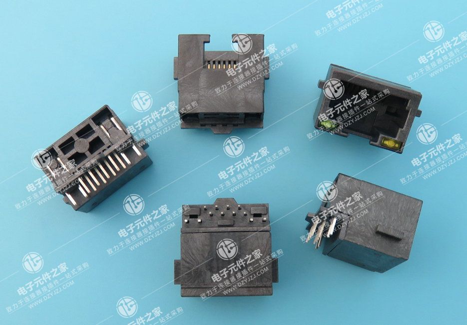 RJ45 全塑沉板带灯
