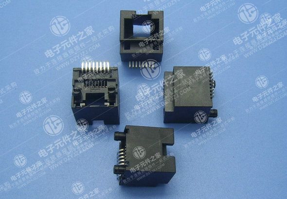 RJ45全塑立式贴片
