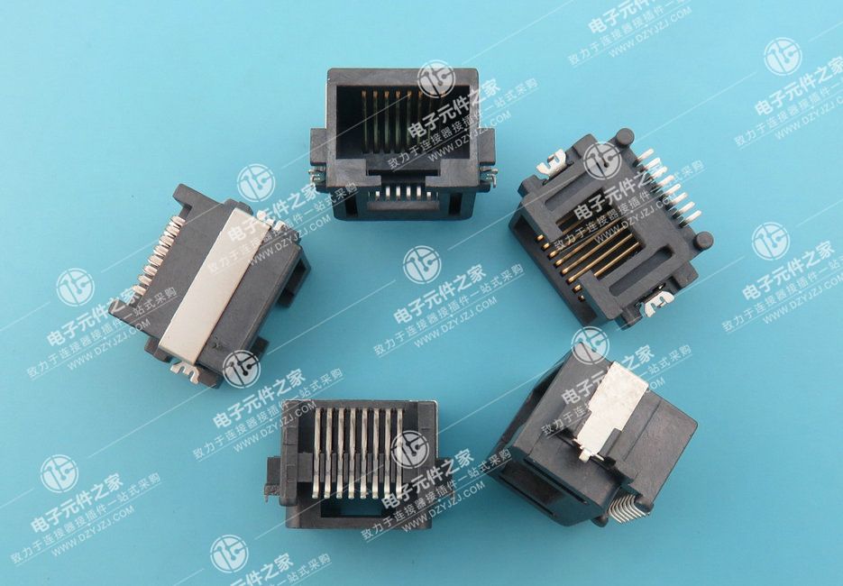 RJ45沉板板上8.6 半包
