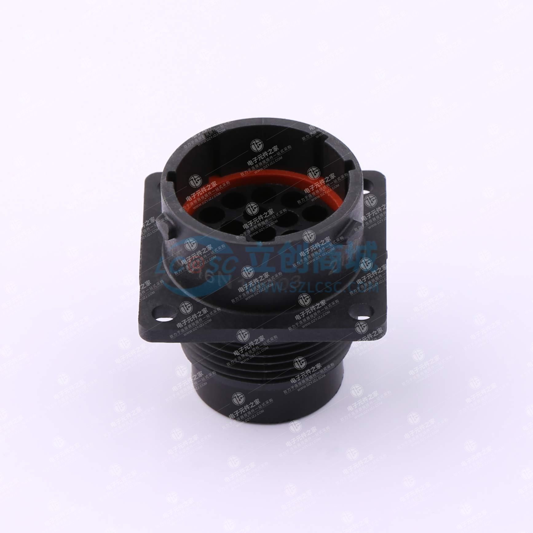 ECO-MATE, 接收器, 法兰, 尺寸16, 19位, 针脚