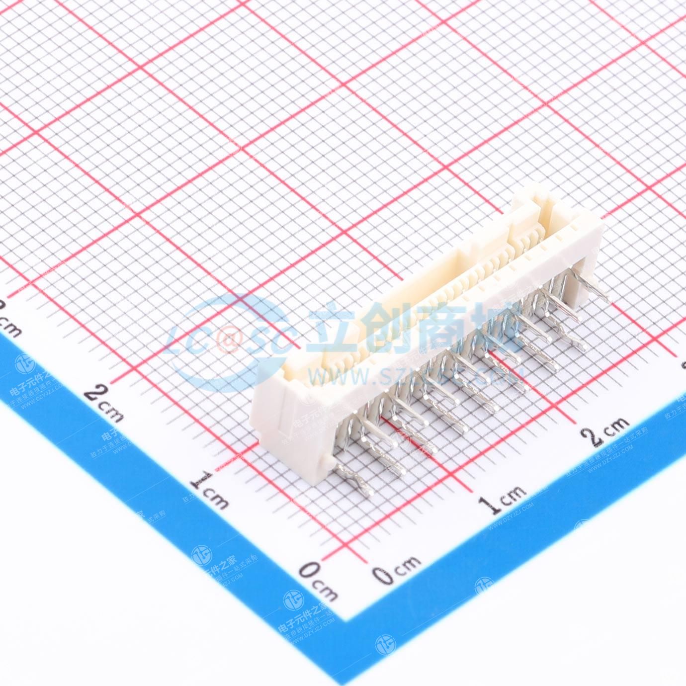2x8P 间距:1.5mm 弯插