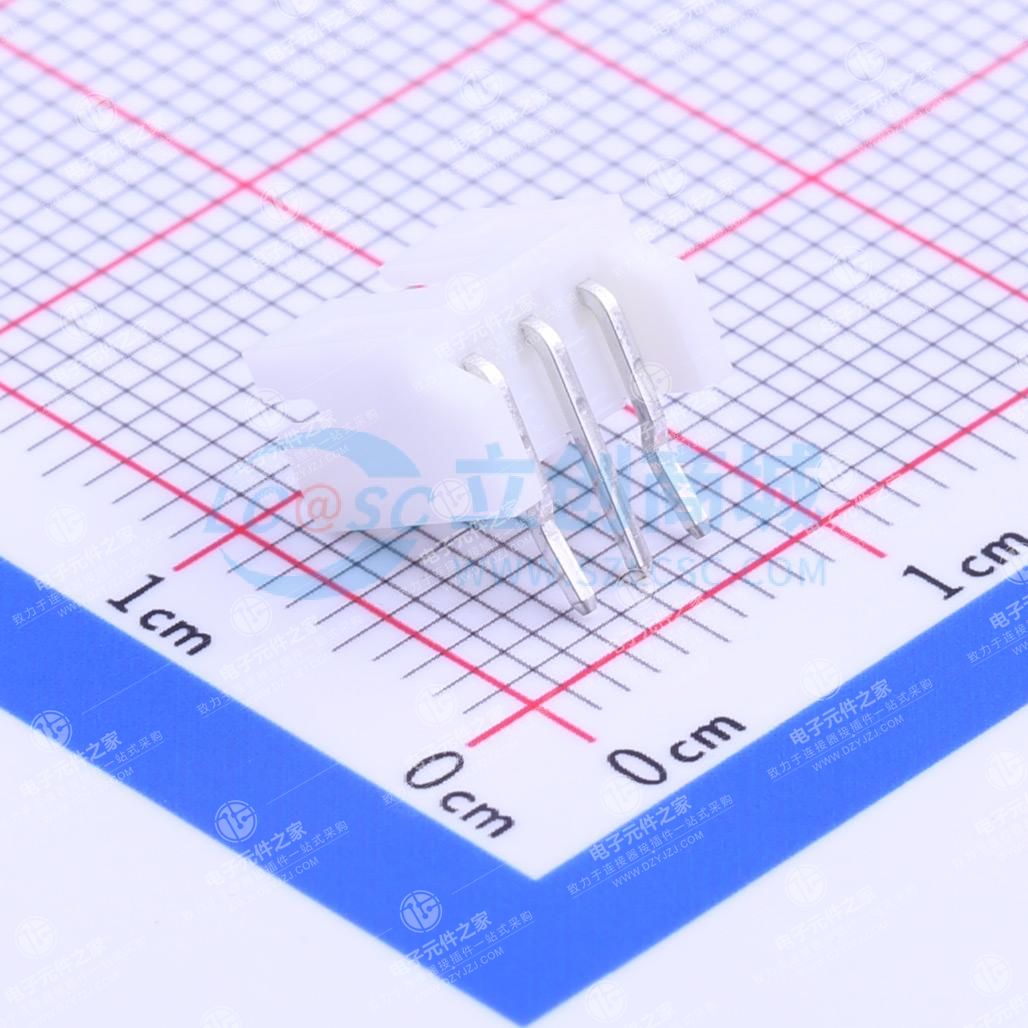 1x3P 间距:2mm 弯插 系列:PH
