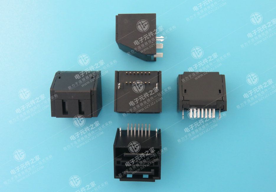 SATA 7P 双层 90°DIP