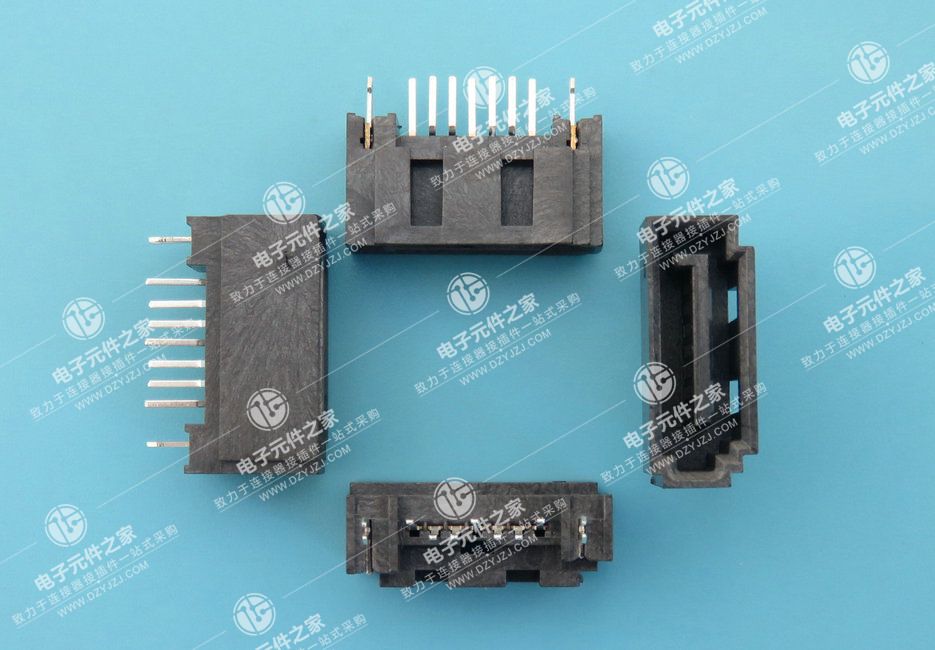 SATA 7P 全包开窗 A型