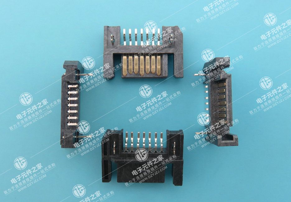 SATA 7PIN 半包正向SMT