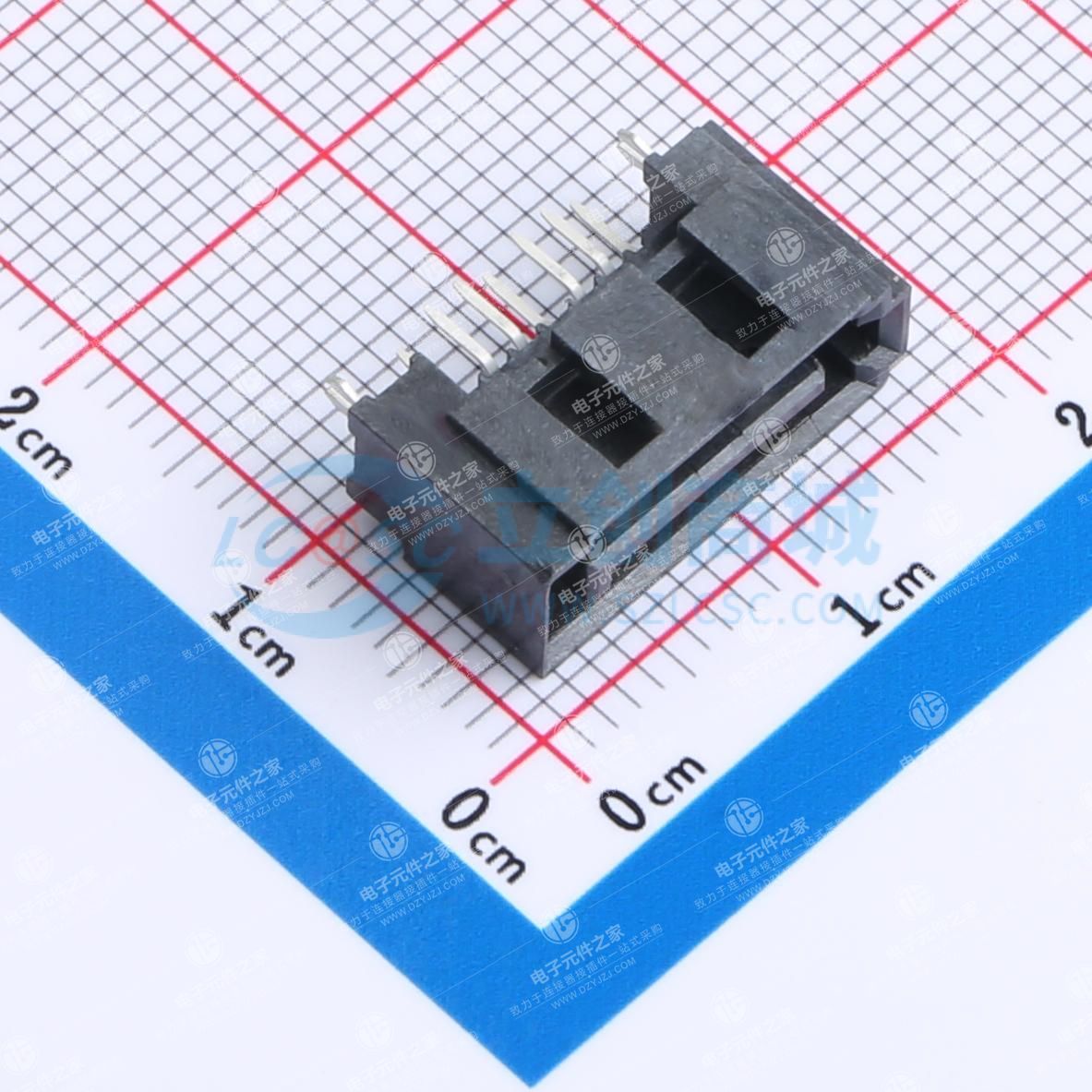 SATA2.0 7Pin CONN. 固定扣脚 夹板 PH1.0