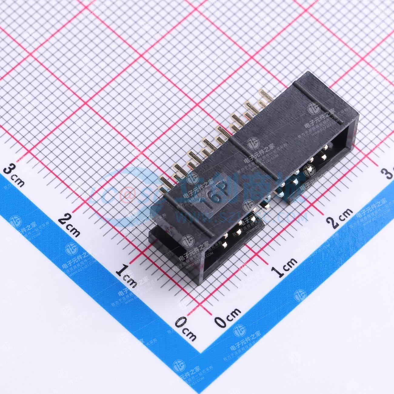 2x8P 间距:2.54mm 直插