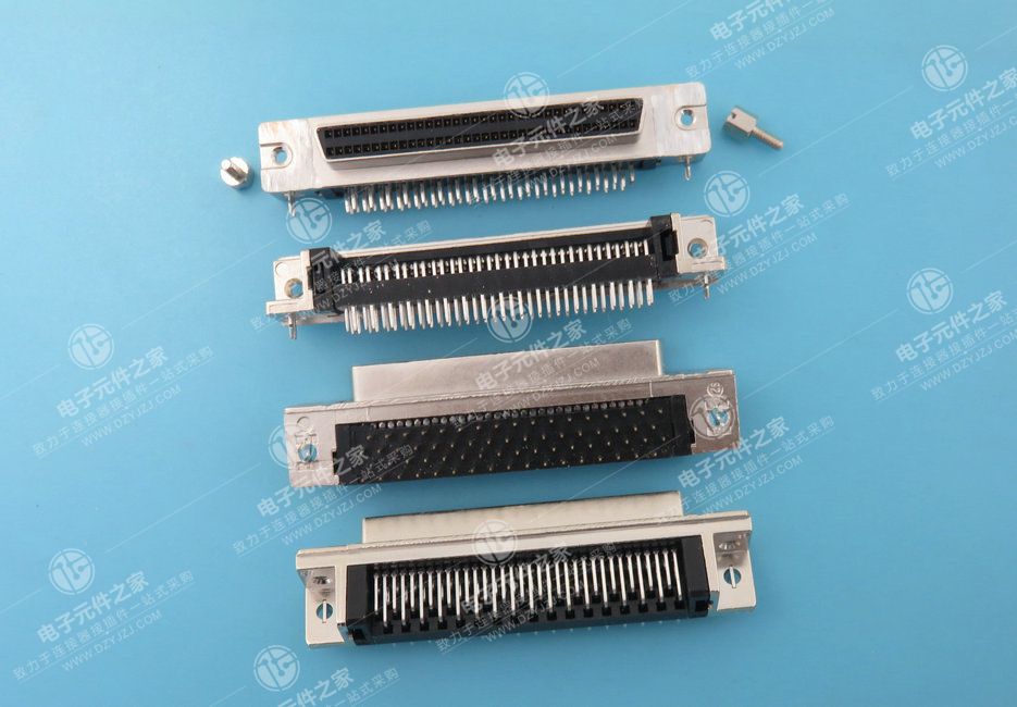 SCSI DB母座 90°