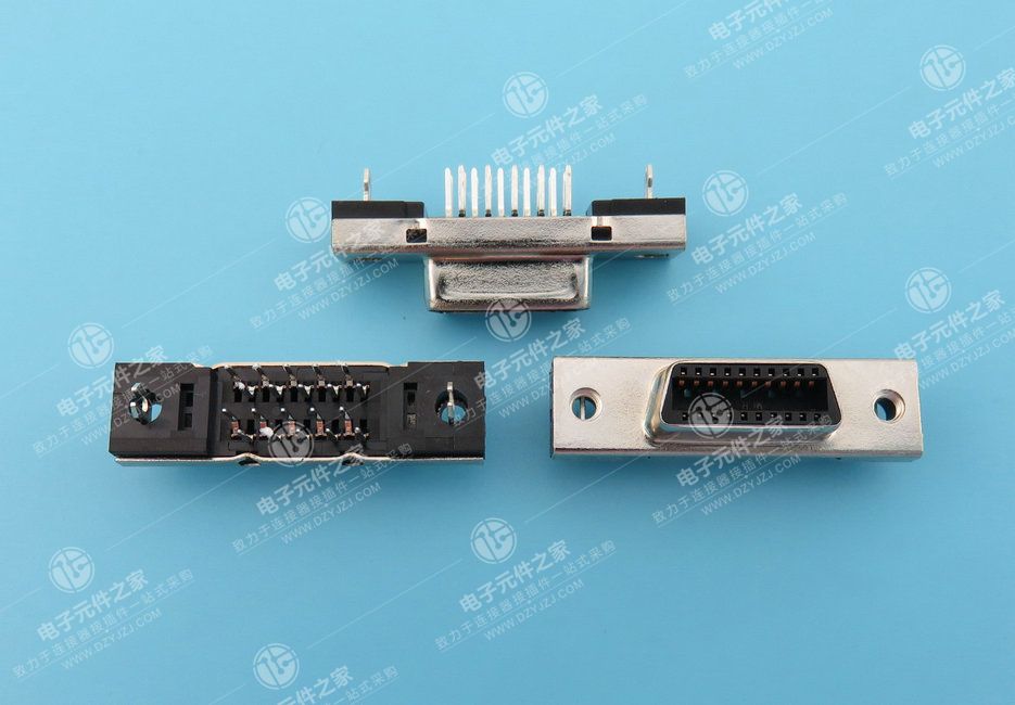 SCSI HPCN 20PIN直180°插板母座