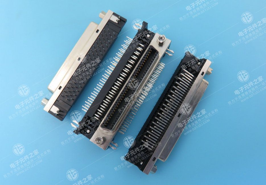 SCSI HPCN 68PIN 90°插板母座