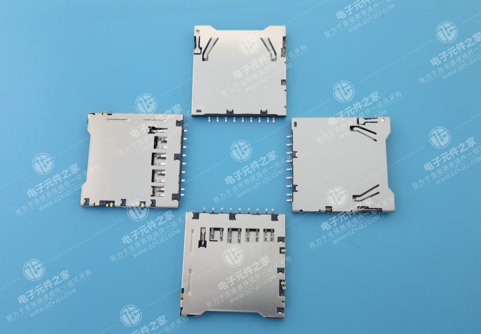 SD PUSH卡座正向AXA2R73061P-M