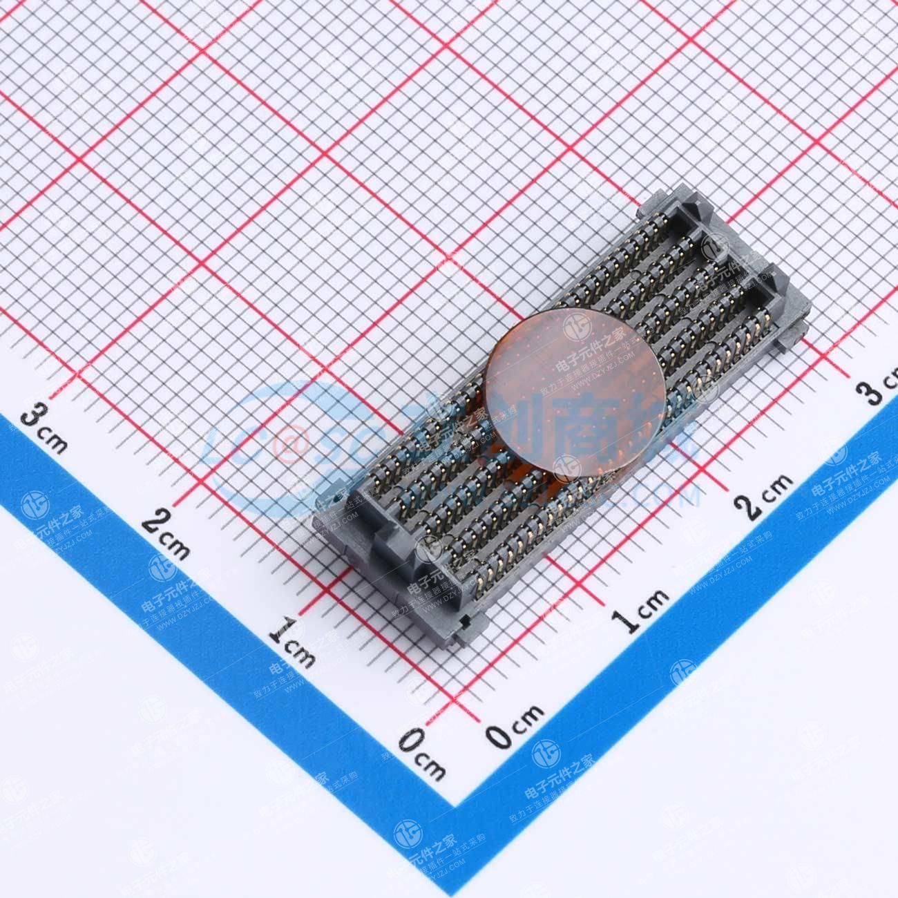 PIN:300P 间距:0.8mm 立贴