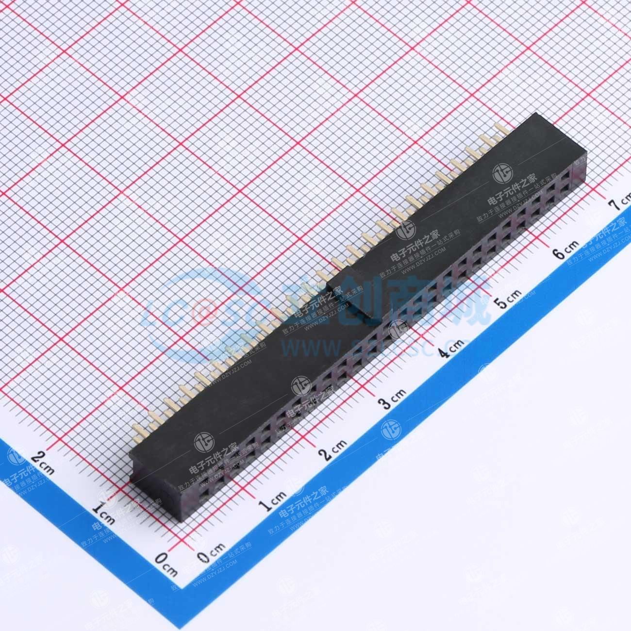 2x25P 间距:2.54mm 直插