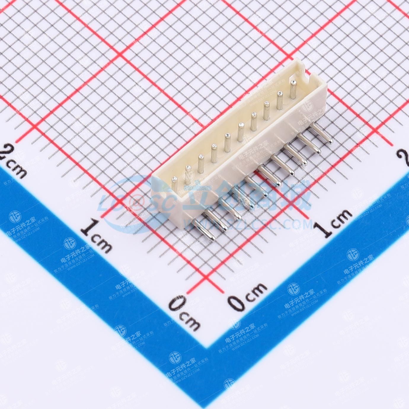 1x10P 间距:1.5mm 弯插