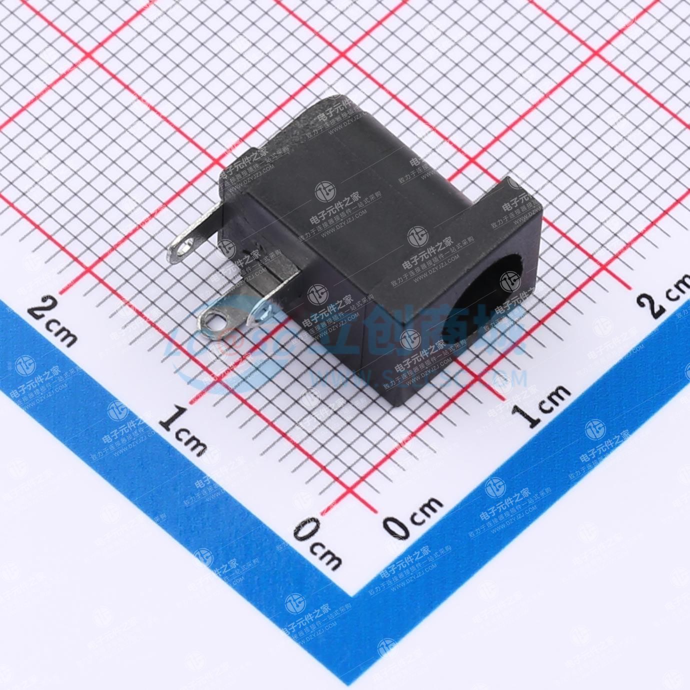 DC电源插座 内径:2mm 外径:6.3mm