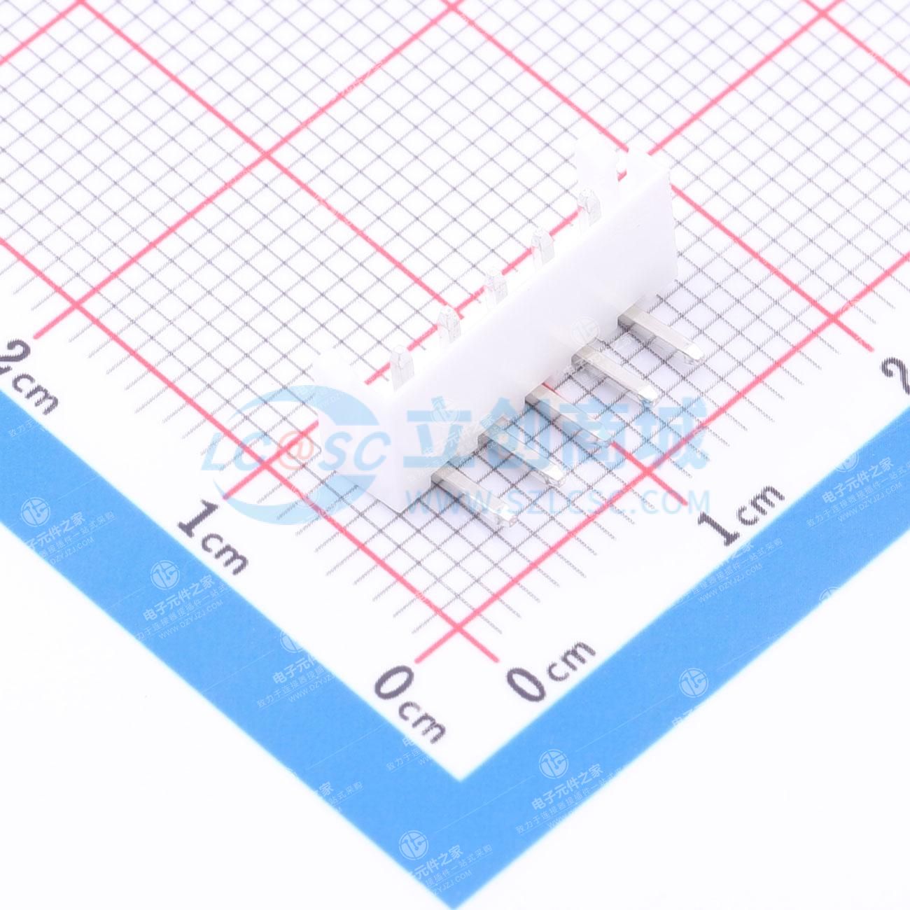 1x5P 间距:2.5mm 弯插 系列:EH