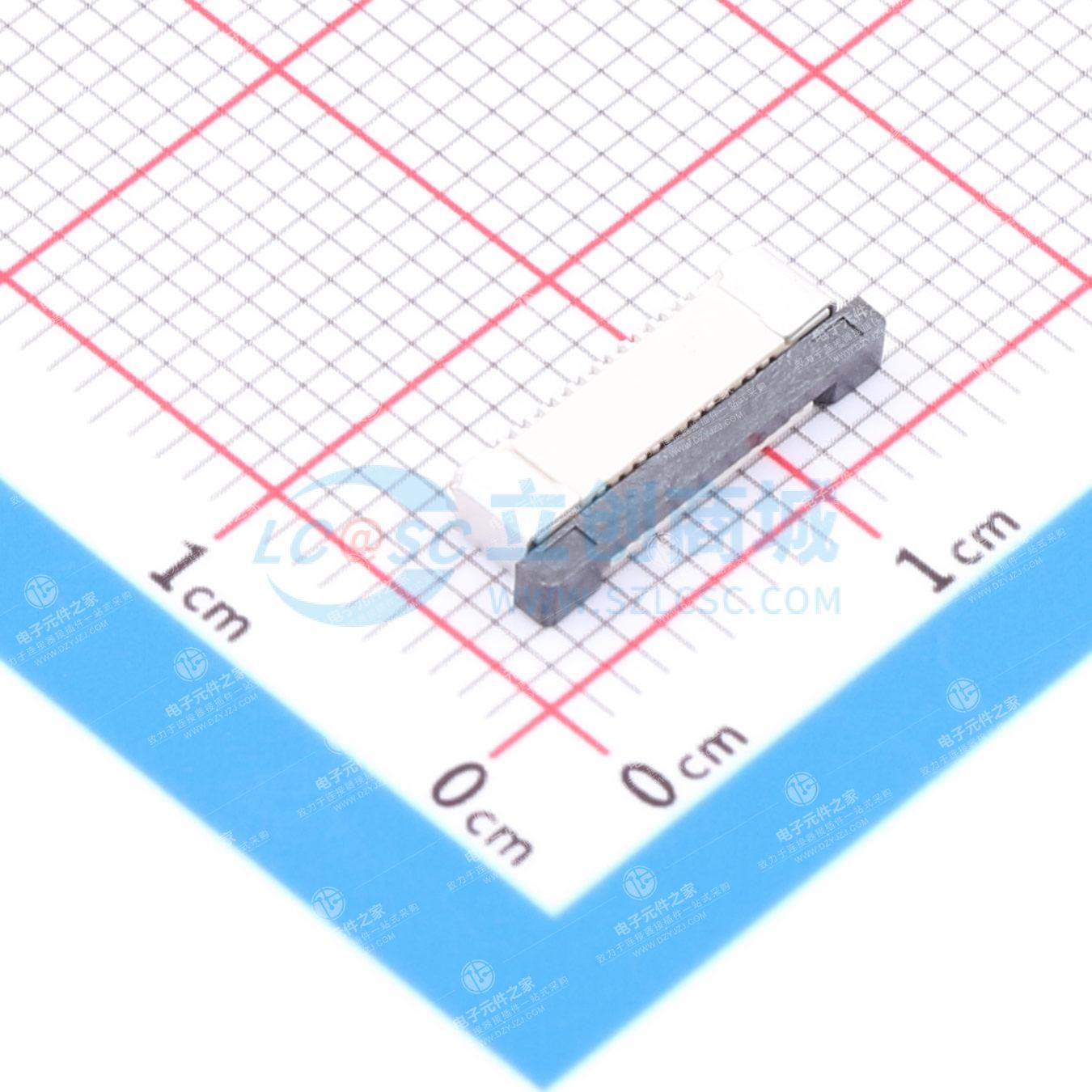 抽屉式 下接 P数:14P 间距:0.5mm
