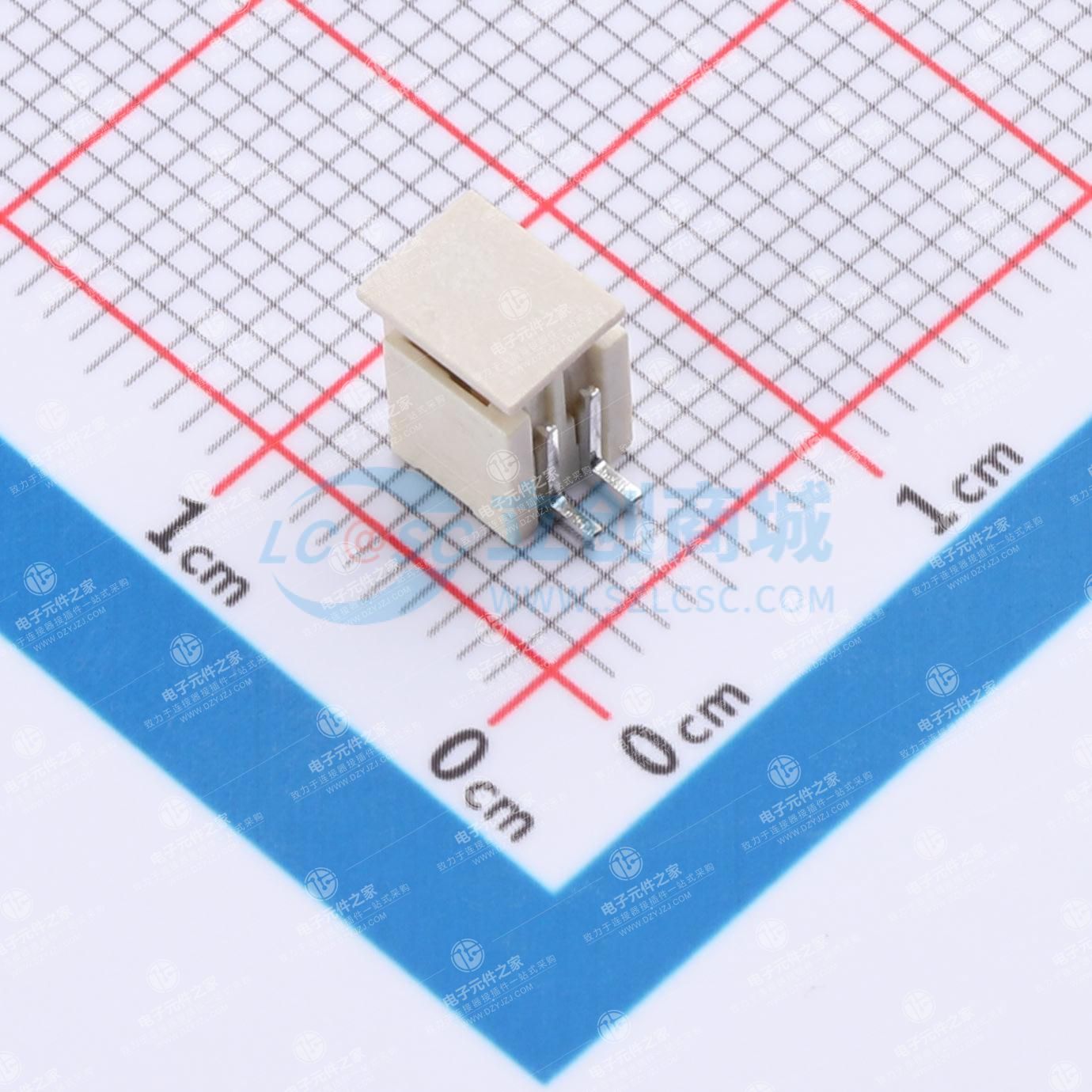 1x2P 间距:1.5mm 立贴