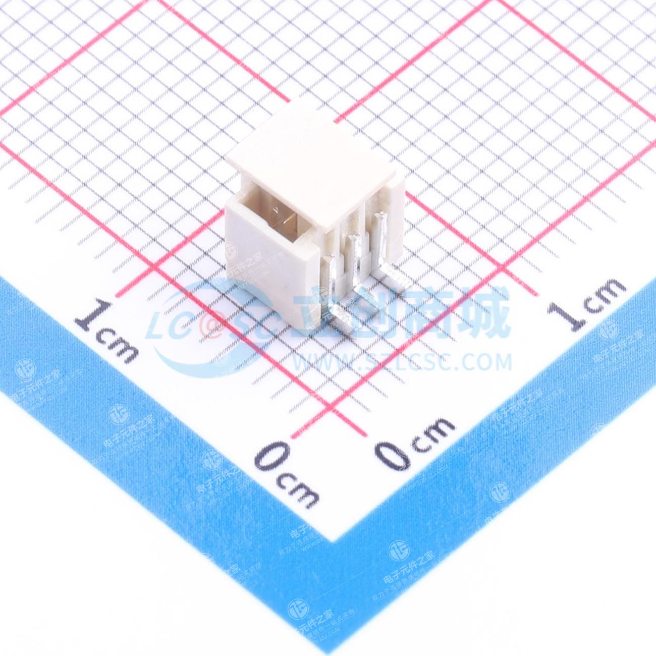 1x3P 间距:1.5mm 立贴
