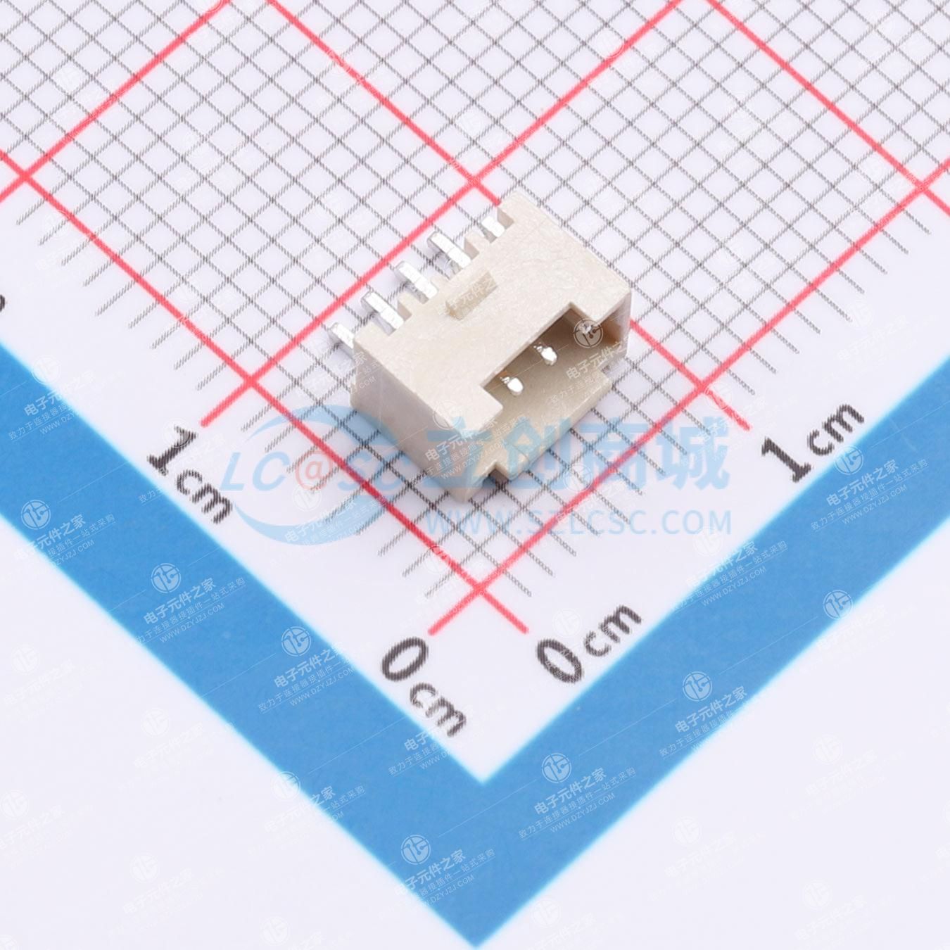 1x4P 间距:1.5mm 卧贴