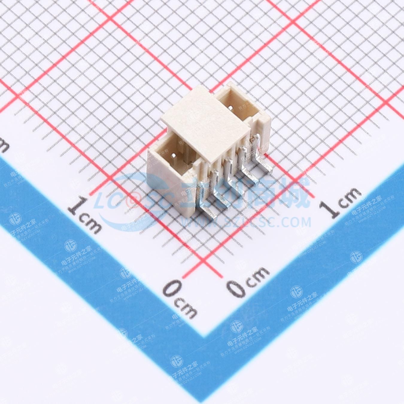 1x5P 间距:1.5mm 立贴
