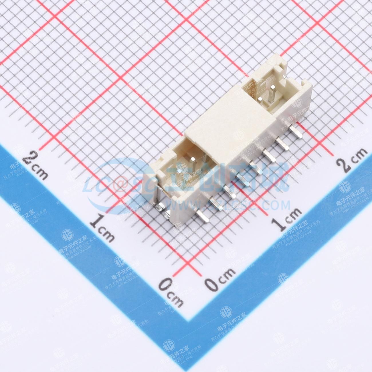 1x8P 间距:2mm 立贴