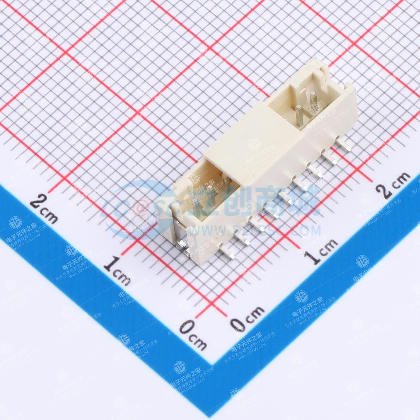 1x9P 间距:2mm 立贴