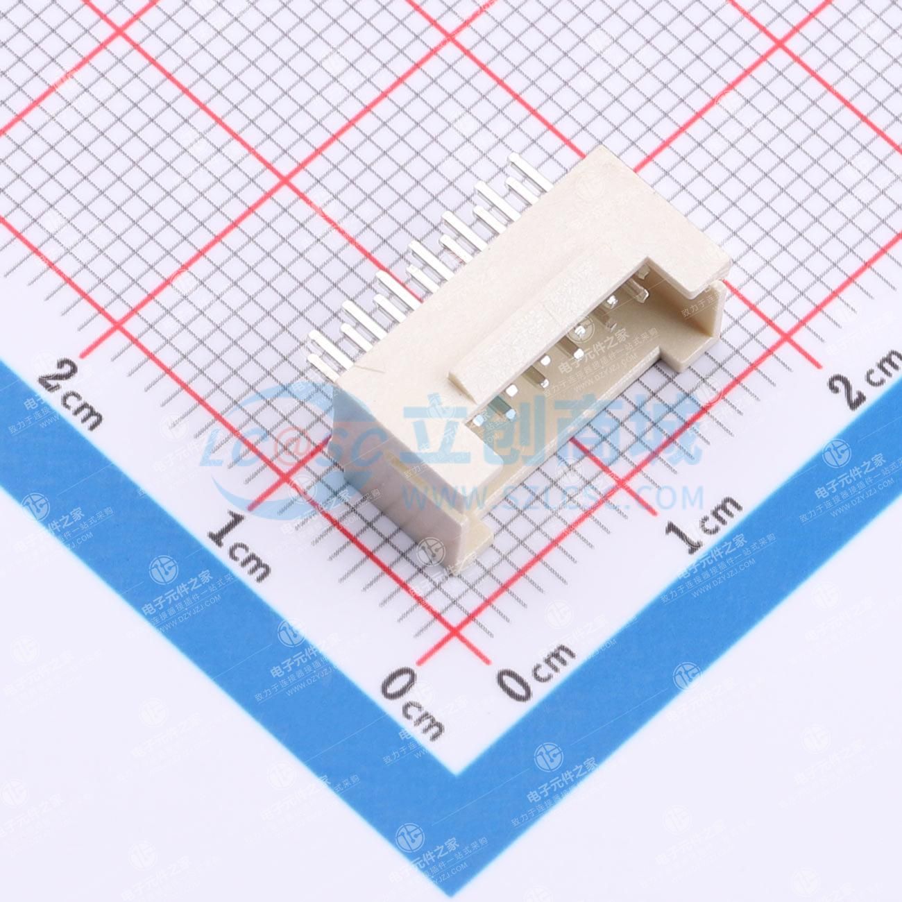 2x7P 间距:2mm 直插
