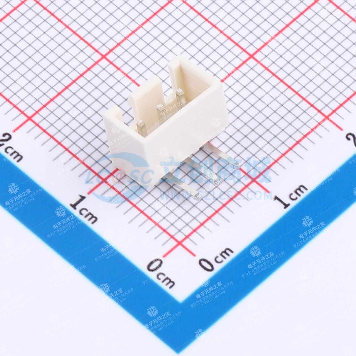 1x3P 间距:2.5mm 弯插