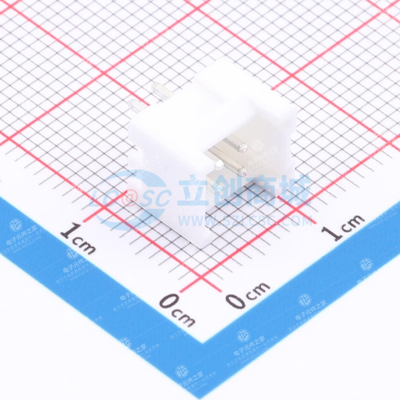 2x2P 间距:2.5mm 直插 系列:XH