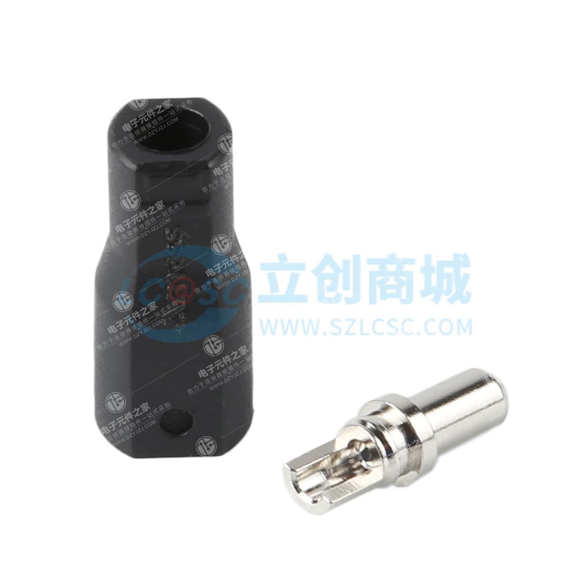AMASS(艾迈斯)SH4.0U单芯35A公插头镀镍镍 黑 公头SH4.0U-M.N.B