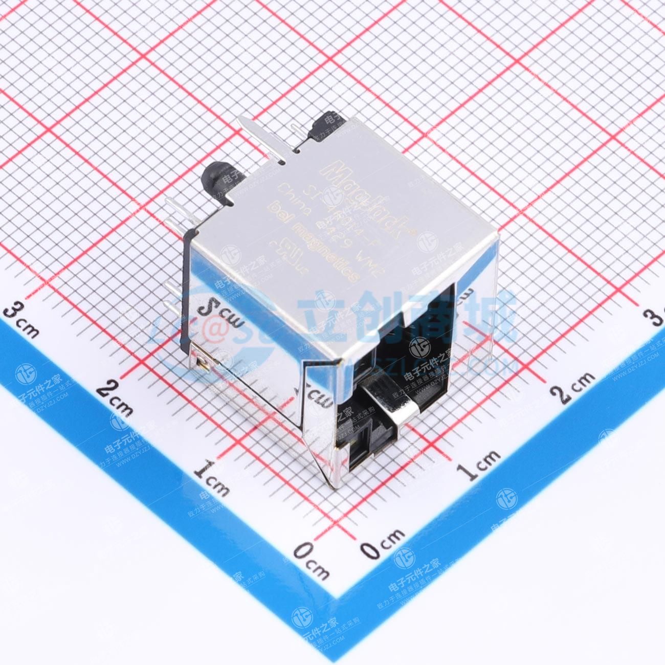 MagJack 10/100BT 垂直屏蔽磁连接器
