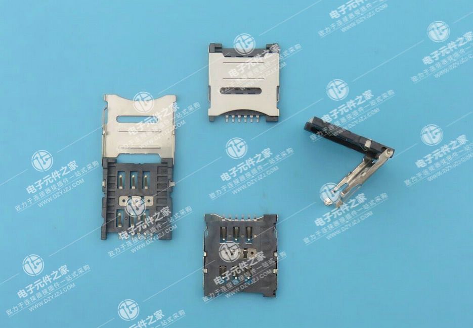 MICRO SIM 6PIN 掀盖式1.8H