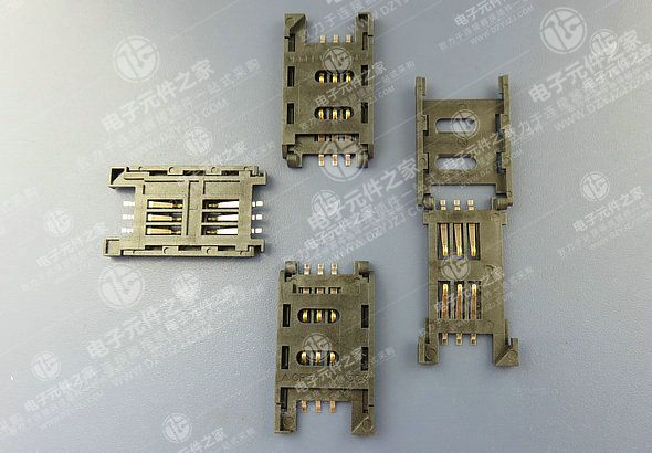 SIM 6PIN 全塑掀盖无柱