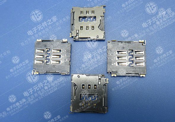 NANO SIM卡座1.5H 带SMT检测PIN