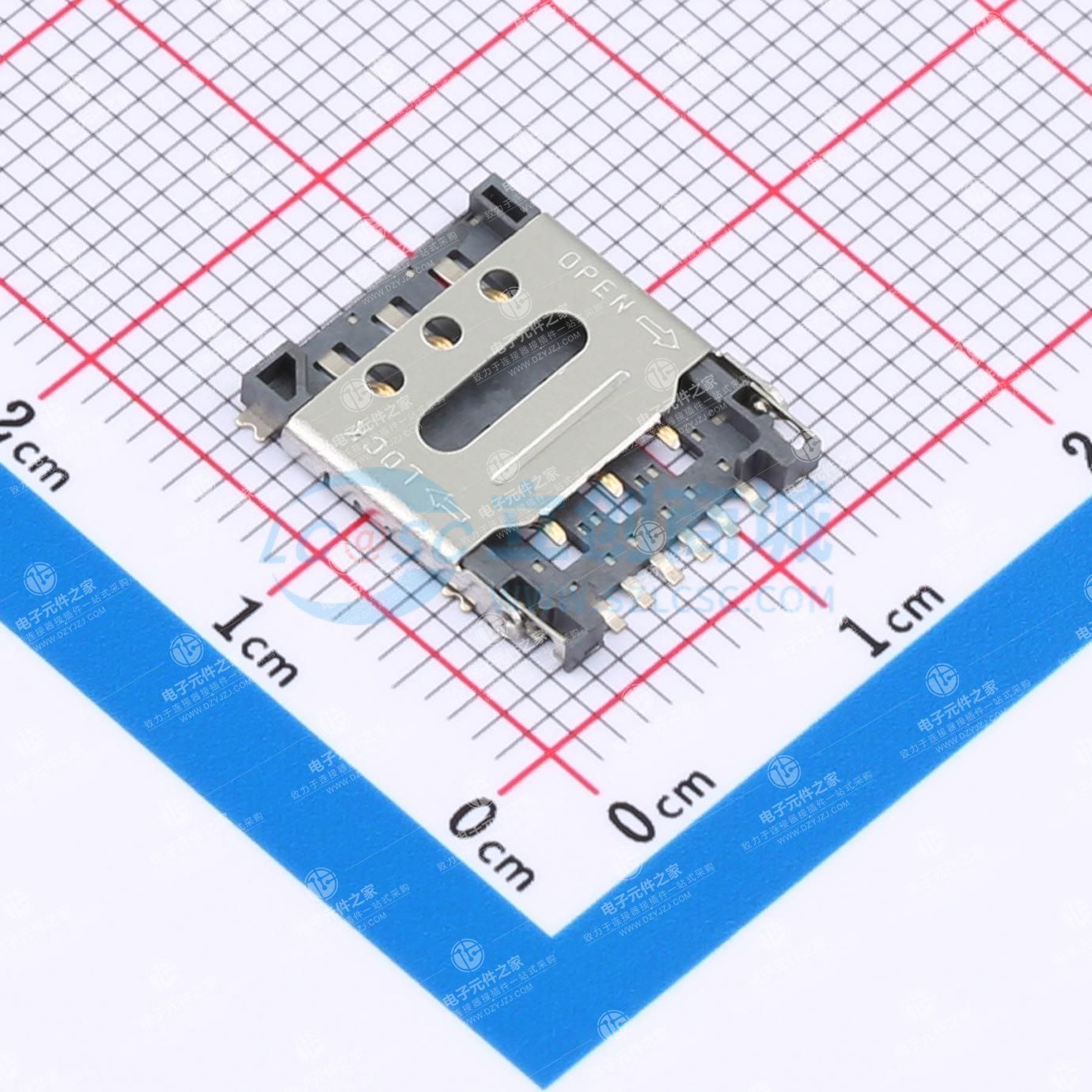 翻盖式 NanoSIM卡座