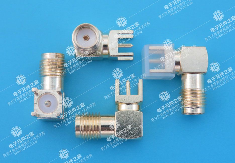 SMA 带孔90°DIP L14.5