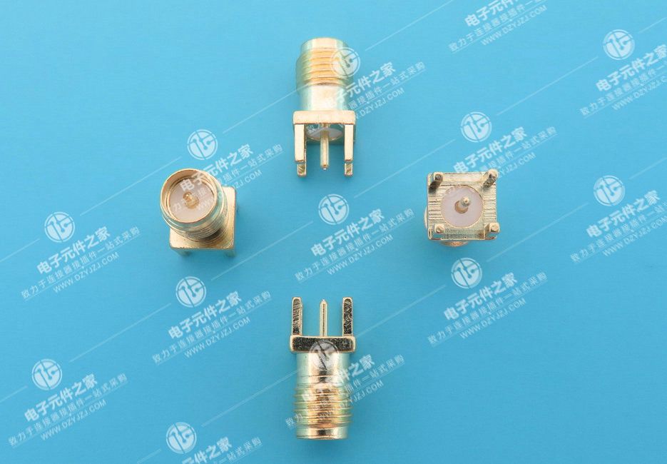 SMA 180°DIP 正脚带针 L13.5
