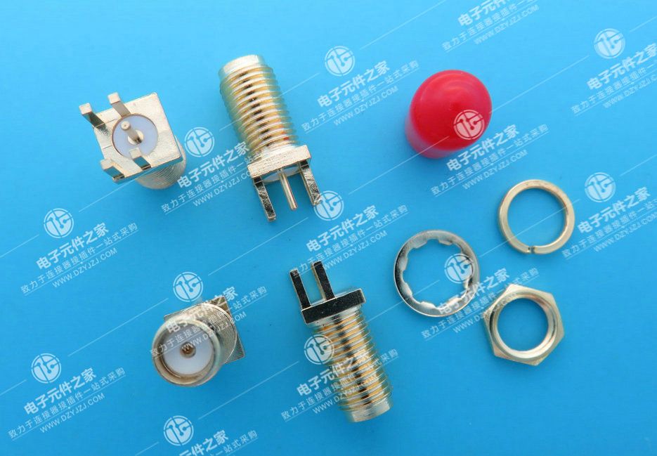 SMA 180°DIP 偏脚带孔 夹1.6 L16.5