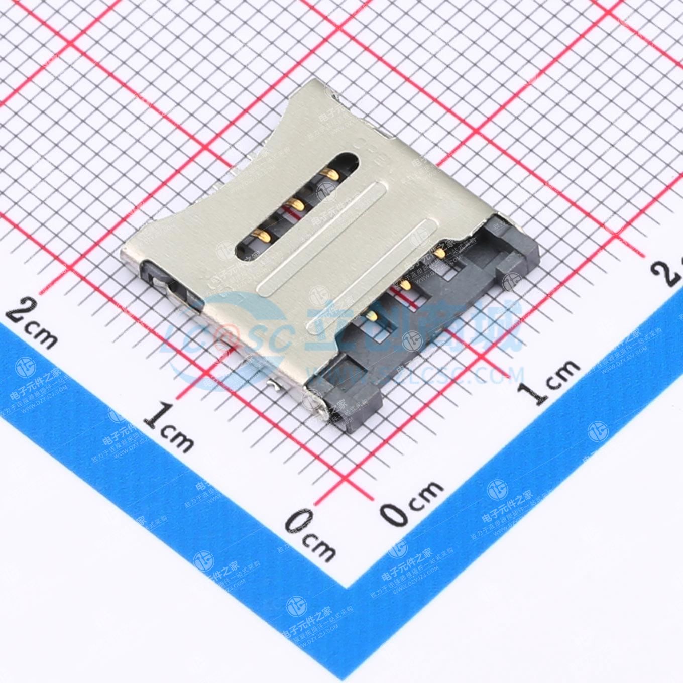 翻盖式 MicroSIM卡 卡座