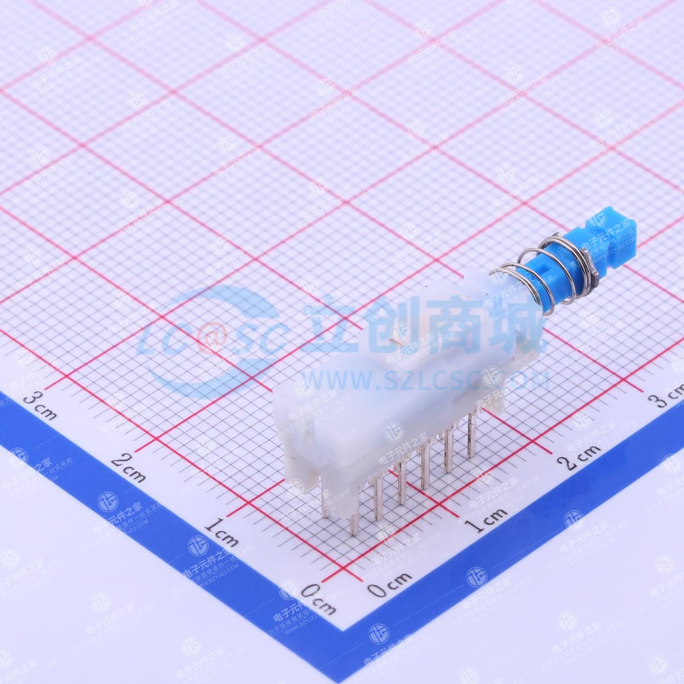 2mm行程水平型适合多电路的按钮开关