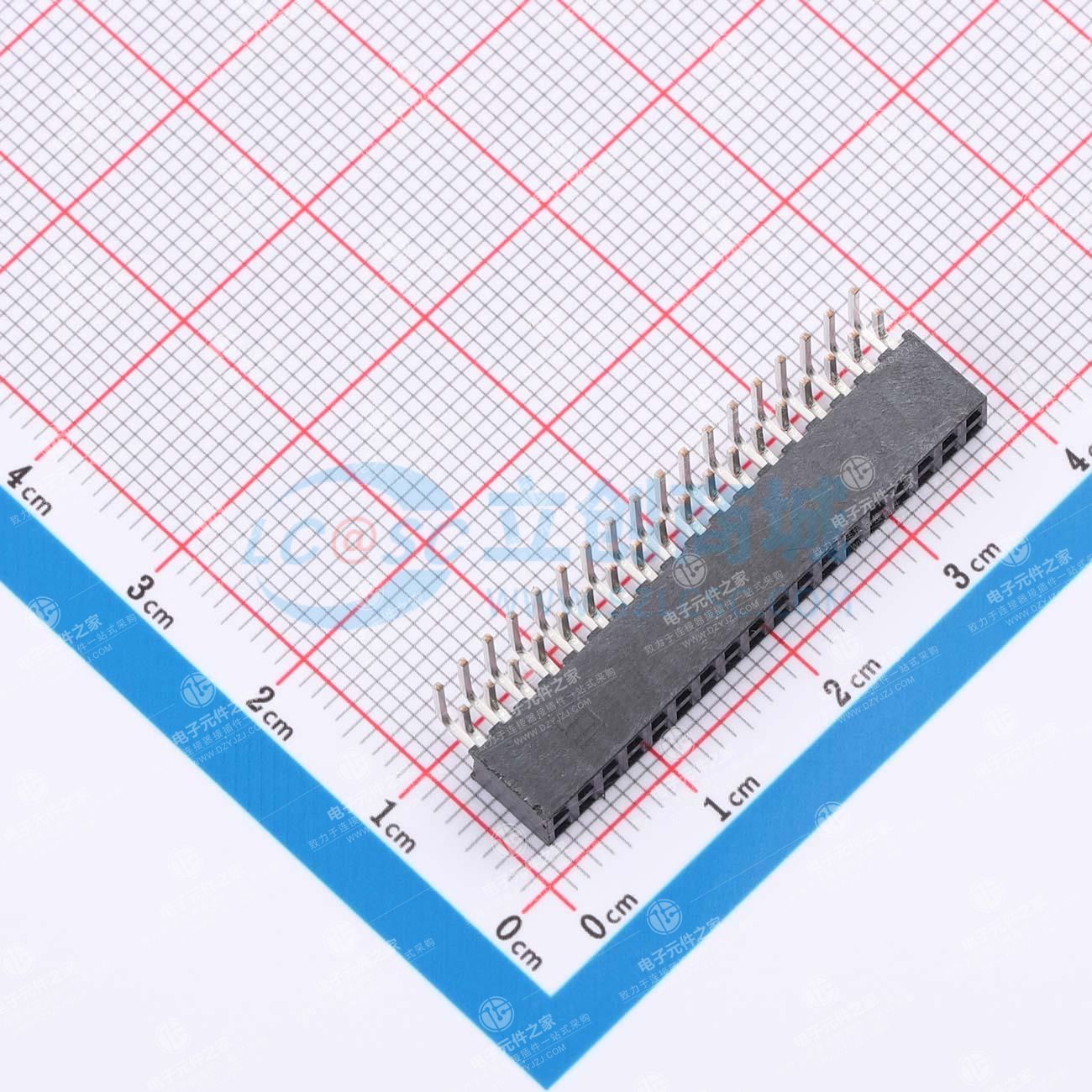 2x18P 间距:2mm 弯插